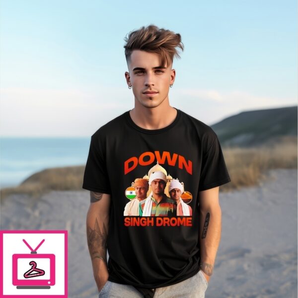 Down Singh Drome Graphic T-Shirt