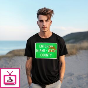 Entering Miami-Cane County Miami Hurricanes T-Shirt