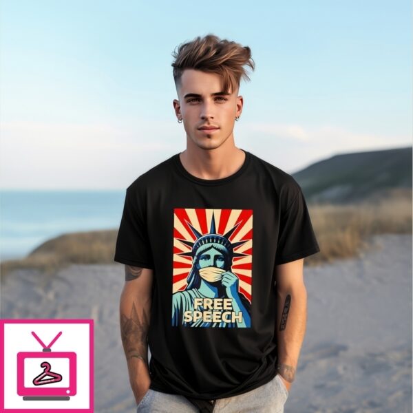 Free Speech America First Amendment T-Shirt