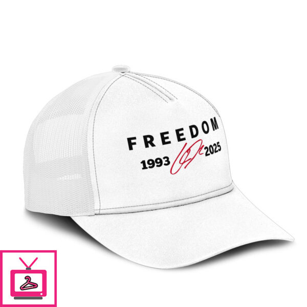 Freedom Charlie Kirk 1993-2025 Mesh Trucker Cap