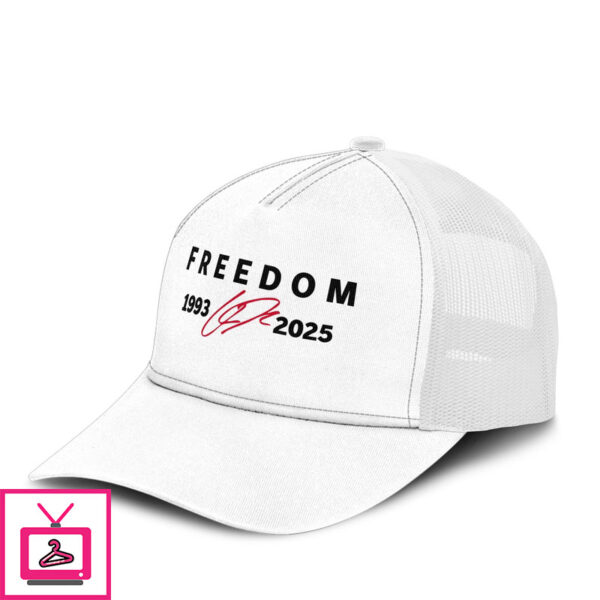 Freedom Charlie Kirk 1993-2025 Mesh Trucker Cap