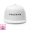 Freedom Charlie Kirk Trucker Cap
