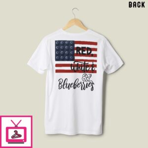 Freedom Live Like Charlie Red White And Blueberries T-Shirt Freedom Live Like Charlie Red White And Blueberries T-Shirt