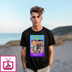 Gabriel Fluffy Iglesias And Jeff Dunham Allegan County Fair Sep 5 2025 T-Shirt Gabriel Fluffy Iglesias And Jeff Dunham Allegan County Fair Sep 5 2025 T-Shirt