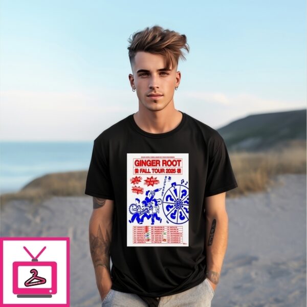 Ginger Root Fall Tour 2025 Poster T-Shirt