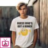 Guess Who’S Got A Boner Emoji T-Shirt