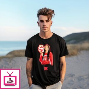 Harper Murray Nebraska Huskers Portrait T-Shirt