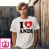 I Love Andi Jackson Nebraska Huskers T-Shirt