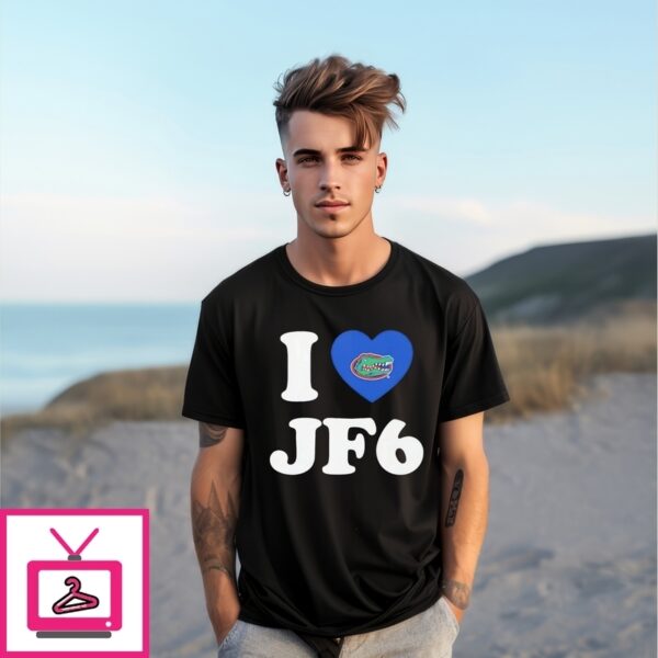 I Love Jf6 J’Vari Flowers Florida Gators T-Shirt