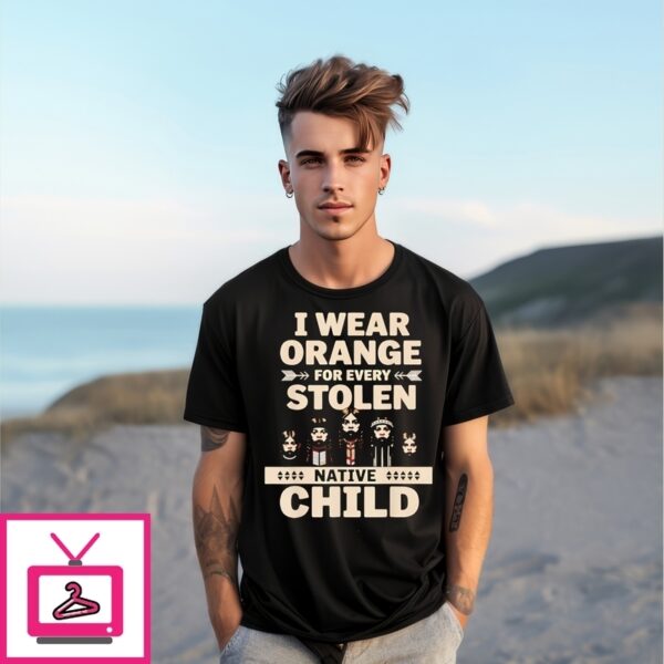 I Wear Orange Every Child Unity Indigenous Native American T-Shirt