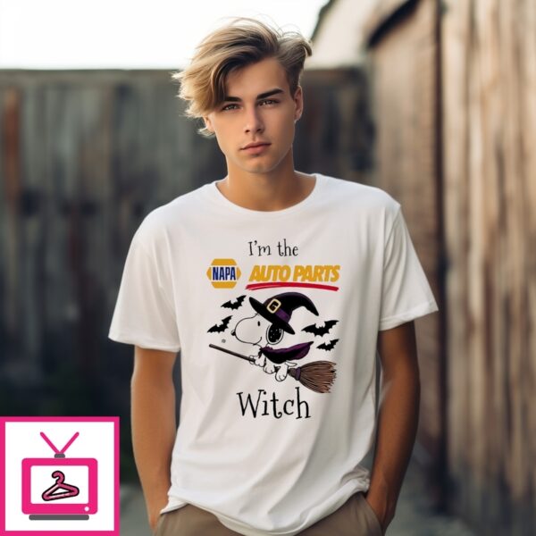 I’M The Napa Auto Parts Snoopy Witch Halloween T-Shirt
