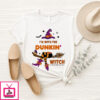 I’M With The Dunkin’ Donuts Witch She Has Me Under Her Spell 2025 Halloween T-Shirt