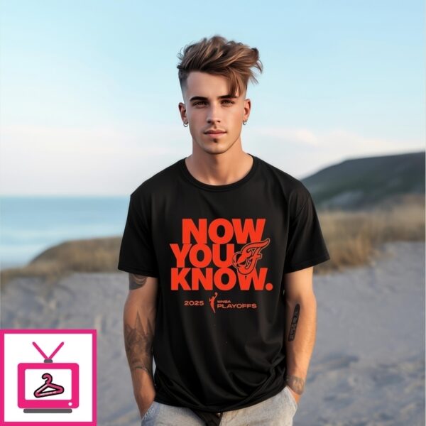 Indiana Fever Now You Know 2025 Wnba Playoffs T-Shirt