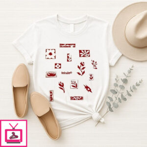 Inhaler Tatreez Flowers Palestine Charity T-Shirt