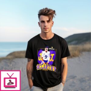 Jj Mccarthy Minnesota Vikings Player Graphic T-Shirt