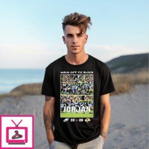 Jordan Davis Walk-Off Fc Block Philadelphia Eagles Photo T-Shirt