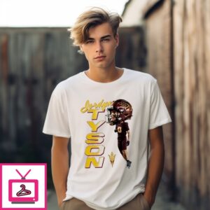 Jordyn Tyson Arizona State Sun Devils Big Head T-Shirt