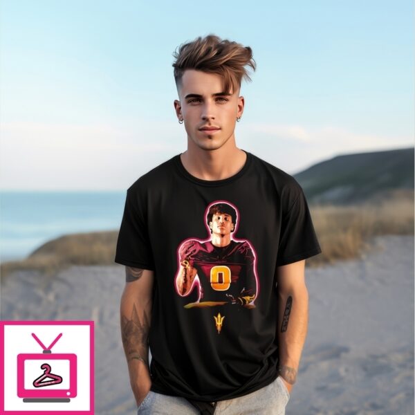 Jordyn Tyson Arizona State Sun Devils Portrait T-Shirt