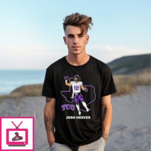 Josh Hoover Tcu Horned Frogs Football State Star T-Shirt