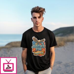 Justice For Charlie Kirk 2025 Eagle American T-Shirt Justice For Charlie Kirk 2025 Eagle American T-Shirt