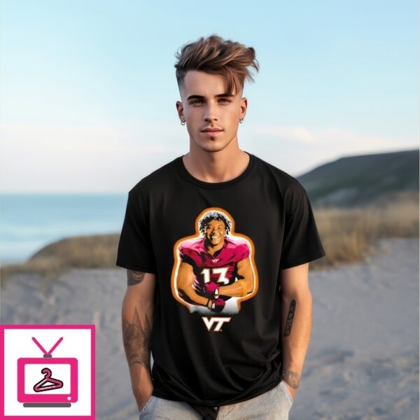 Kemari Copeland Virginia Tech Hokies Portrait T-Shirt