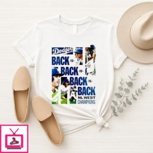 La Dodgers 2025 Nl West Division Champions So Back To Back T-Shirt La Dodgers 2025 Nl West Division Champions So Back To Back T-Shirt