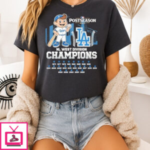 Los Angeles Dodgers 2025 Postseason Nl West Division Champions T-Shirt Los Angeles Dodgers 2025 Postseason Nl West Division Champions T-Shirt