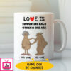 Love Is Supporting Each Other In Old Age Personalized Mug