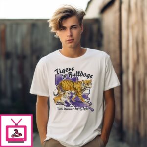 Lsu Tigers Vs Louisiana Tech Bulldogs Game Day 2025 T-Shirt