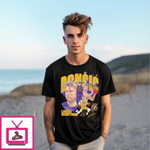 Luka Dončić Los Angeles Lakers Collage Graphic Signature T-Shirt