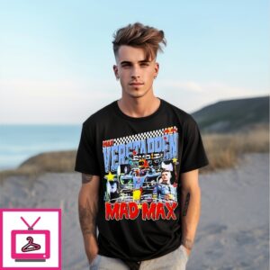 Mad Max Verstapren F1 Racing Graphic T-Shirt