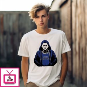 Memphis Grizzlies Nba Michael Myers Scary Halloween Mashup T-Shirt