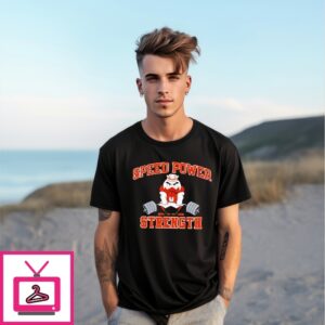 Miami Hurricanes Speed Power Strength Mascot T-Shirt