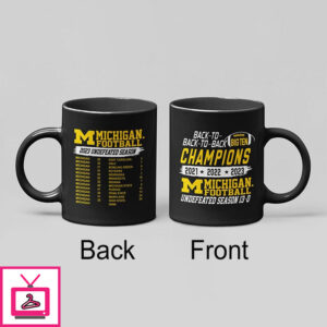 Michigan Football 2023 Undefeated Season Mug Michigan Football 2023 Undefeated Season Mug