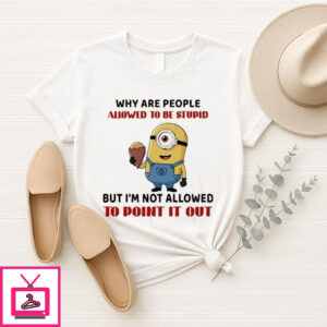Minion Why Are People Allowed To Be Stupid But I’M Not Allowed T-Shirt