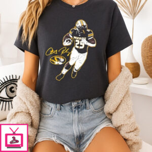 Missouri Tigers Ahmad Hardy Superstar Pose Signature T-Shirt