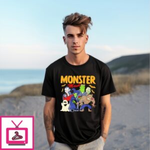 Monster Mash Halloween Cartoon T-Shirt