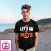 New York Mets Baseball 2025 Postseason Official Let’S Go  T-Shirt