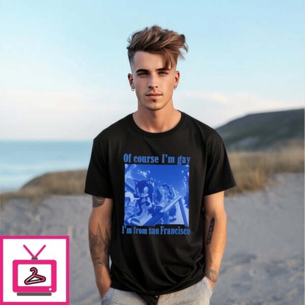 Of Course I’M Gay I’M From San Francisco Cartoon T-Shirt