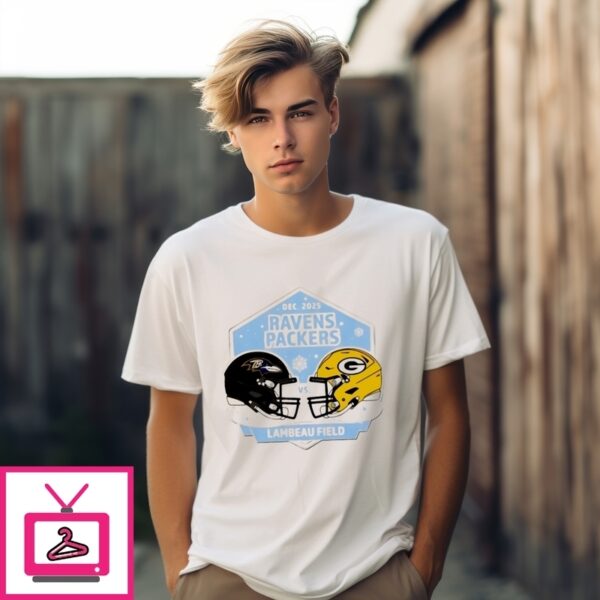 Packers Vs. Ravens  Nfl Lambeau Field 2025 T-Shirt