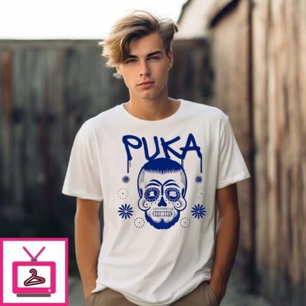 Puka Nacua Los Angeles Rams Sugar Skull Remix T-Shirt