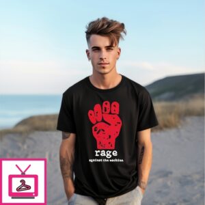 Rage Against The Machine Fist Red T-Shirt