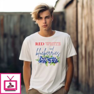 Red White And Blueberries Charlie Kirk T-Shirt