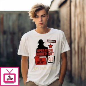 Robert Redford Operation Dinner Out Spy Game T-Shirt