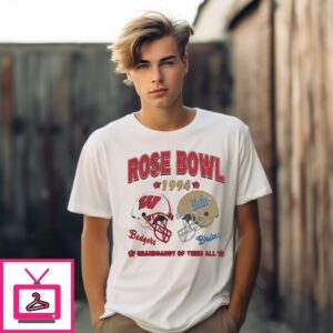 Rose Bowl 1994 Wisconsin Badgers And Ucla Bruins Helmet Vintage T-Shirt