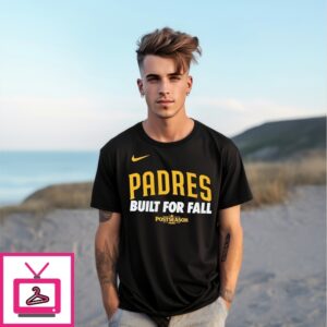 San Diego Padres 2025 Mlb Postseason Built For Fall T-Shirt