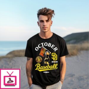 San Diego Padres Baseball 2025 Postseason Mascot T-Shirt