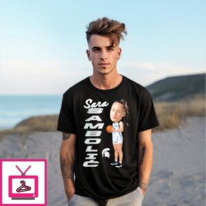 Sara Sambolic Michigan State Spartans Ncaa Caricature T-Shirt