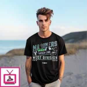 Seattle Mariners Al West Division Champions 2025 Celebration T-Shirt