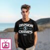 Seattle Mariners Al West Division Champs 2025 Locker Room  T-Shirt